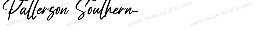 Patterson Southern字体转换